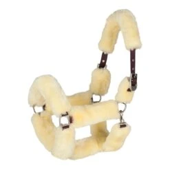 B Vertigo Alaska Comfort Faux Fur Halter - Fig Wine Red