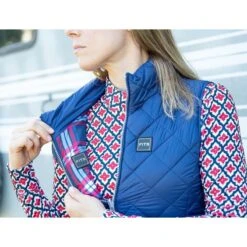 FITS Women's Ayra Winter Long Sleeve Shirt - Red/Navy Quatrefoil -Ovation Sale Shop 481586 800 800