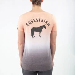 Irideon Women's Dip Dye Equestrian Swing Tee - Radiant Peach 7 Irideon Women's Dip Dye Equestrian Swing Tee - Radiant Peach -Ovation Sale Shop 481949 800 800