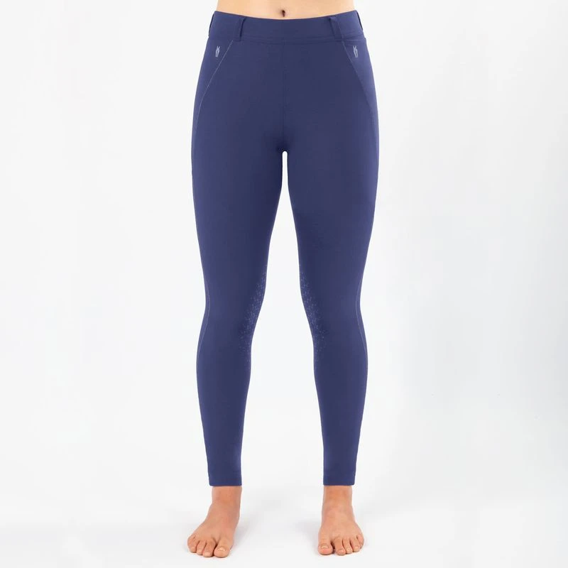 Irideon Women's Issential Capriole Knee Patch Tights - Deep Lavender 3 Irideon Women's Issential Capriole Knee Patch Tights - Deep Lavender - Image 3