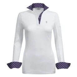 Tredstep Women's Symphony Paris Long Sleeve Competition Shirt - Blue Ribbon