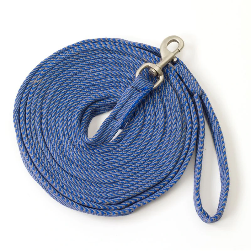 Centaur Cushion Padded Lunge Line - Cobalt/Grey 1 Centaur Cushion Padded Lunge Line - Cobalt/Grey