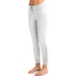 Tredstep Women's Solo Volte II Full Grip Breeches - White -Ovation Sale Shop 484375 800 800