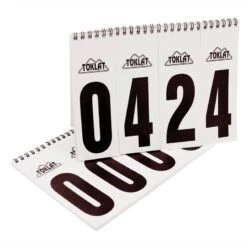 Toklat Number Flip Chart - White/Black