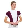 Cavalliera Women's Queen Short Sleeve Show Shirt - Aubergine -Ovation Sale Shop 496666 800 800