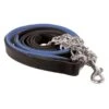 Perri's Padded Leather Lead W/Chain - Black/Blue/Stainless -Ovation Sale Shop 500348 800 800