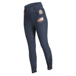 Shires Aubrion Women's Team Breeches - Navy