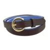 Perri's Padded Leather Belt - Brown/Blue -Ovation Sale Shop 502943 800 800