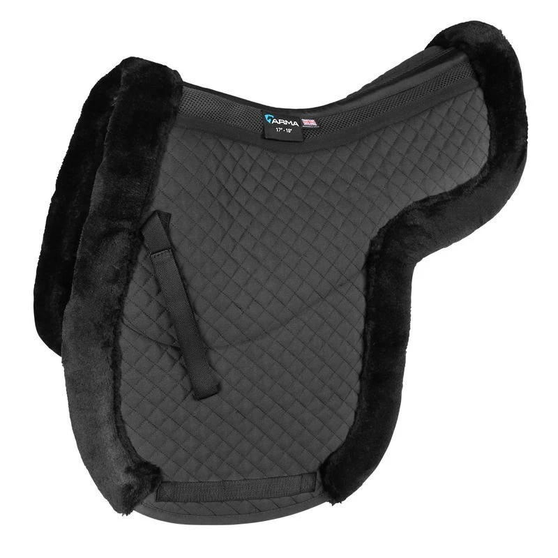 Shires ARMA Fully Lined Numnah Saddle Pad - Black 1 Shires ARMA Fully Lined Numnah Saddle Pad - Black