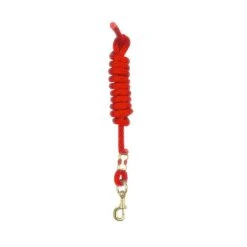 Perri's 5/8" Nylon Lead W/Snap - Red