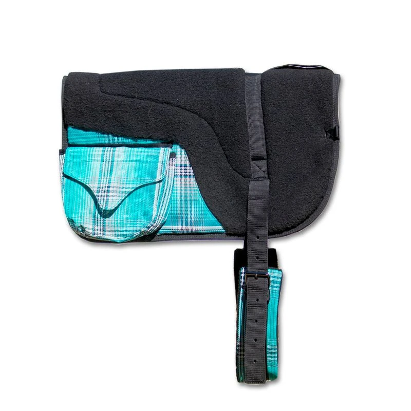 Kensington Fleece Bareback Pad W/Pockets - Atlantis 1 Kensington Fleece Bareback Pad W/Pockets - Atlantis