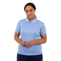 Shires Aubrion Women's Parsons Tech Polo - Sky Blue -Ovation Sale Shop 514280 800 800