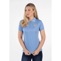 Shires Aubrion Women's Parsons Tech Polo - Sky Blue -Ovation Sale Shop 514282 800 800