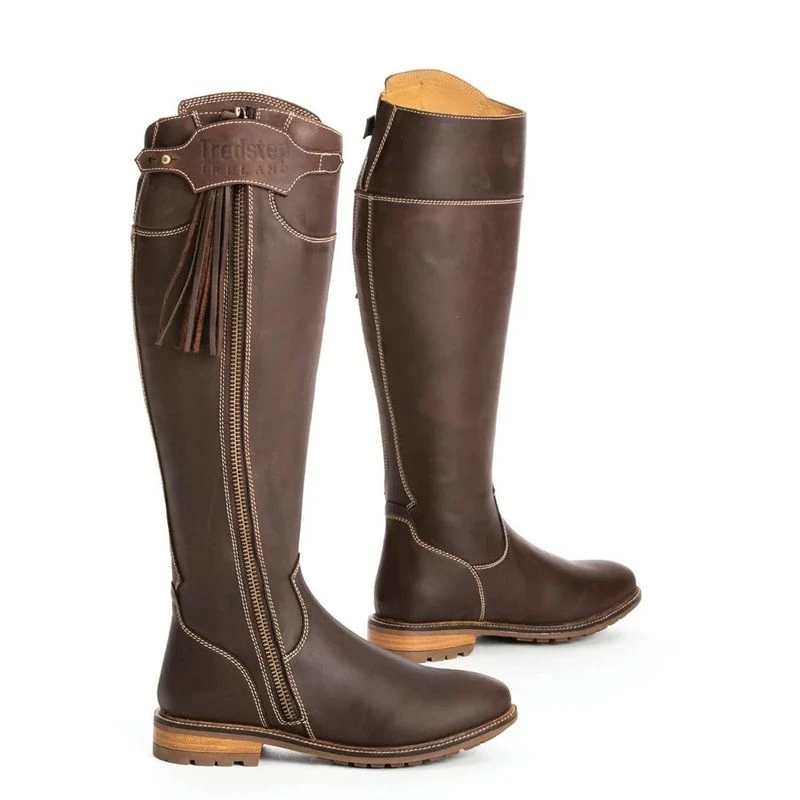 Tredstep Shannon Side Zip Country Boot - Mahogany 1 Tredstep Shannon Side Zip Country Boot - Mahogany
