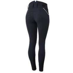 Horze Women's Della Full Seat Breeches - Dark Navy