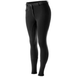 Horze Women's Active Knee Patch Breeches - Black 8 Horze Women's Active Knee Patch Breeches - Black -Ovation Sale Shop 531429 800 800