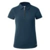 Horze Women's Lia Organic Cotton Polo - Obscure Night Dark Blue 3 Horze Women's Lia Organic Cotton Polo - Obscure Night Dark Blue -Ovation Sale Shop 531733 800 800