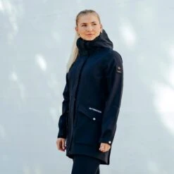 B Vertigo Women's Caroline Waterproof Riding Jacket - Dark Navy -Ovation Sale Shop 534072 800 800