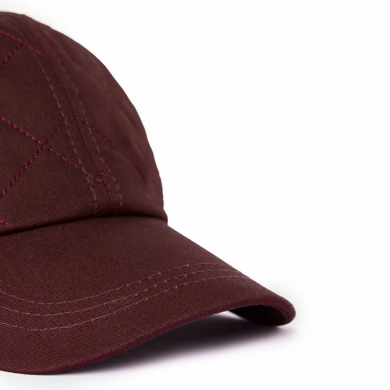 Horze Kids' Cap W/Crystal Detailing - Red Mahogany Burgundy 2 Horze Kids' Cap W/Crystal Detailing - Red Mahogany Burgundy - Image 2