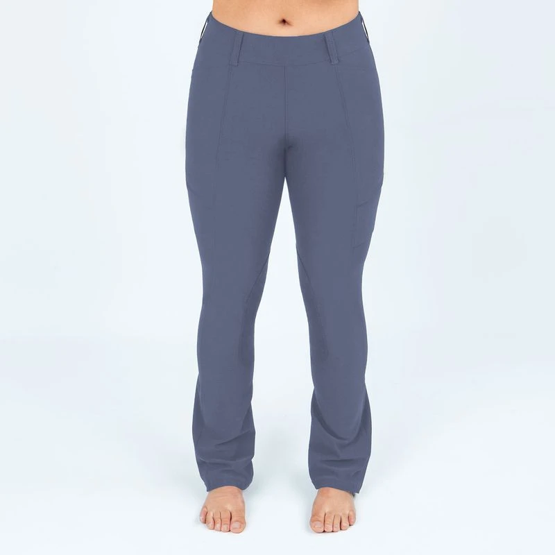 Irideon Women's Issential Cargo Boot Cut Tights - Bluestone 1 Irideon Women's Issential Cargo Boot Cut Tights - Bluestone