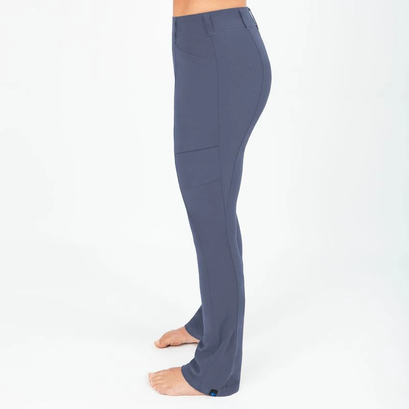 Irideon Women's Issential Cargo Boot Cut Tights - Bluestone 2 Irideon Women's Issential Cargo Boot Cut Tights - Bluestone - Image 2