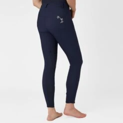 Horze Women's Kaitlin Knee Patch Breeches - Peacoat Dark Blue -Ovation Sale Shop 543009 800 800