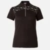 Horze Women's Kaitlin Short Sleeved Performance Shirt W/ Flower Print - After Dark Brown -Ovation Sale Shop 543516 800 800