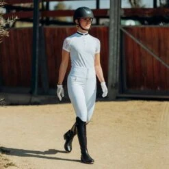 B Vertigo Women's Natalia Full Seat Breeches W/Lace Detail - White 7 B Vertigo Women's Natalia Full Seat Breeches W/Lace Detail - White -Ovation Sale Shop 544072 800 800