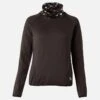 Horze Women's Kaitlin Turtleneck Sweater W/ Flower Design - After Dark Brown -Ovation Sale Shop 544260 800 800