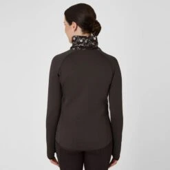 Horze Women's Kaitlin Turtleneck Sweater W/ Flower Design - After Dark Brown -Ovation Sale Shop 544262 800 800