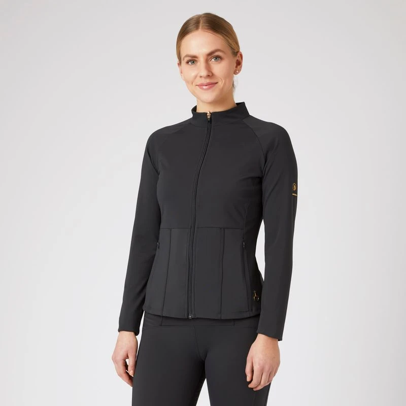 Horze Women's Ciandra UV Pro Technical Training Jacket - Charcoal Grey 5 Horze Women's Ciandra UV Pro Technical Training Jacket - Charcoal Grey - Image 5