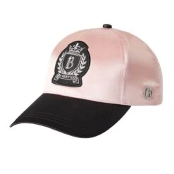 B Vertigo Women's Satin Cap - Silver Pink/Dark Navy