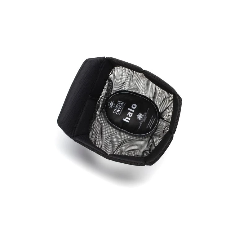 Charles Owen Halo Luxe Helmet - Navy/Platinum Gloss 2 Charles Owen Halo Luxe Helmet - Navy/Platinum Gloss - Image 2