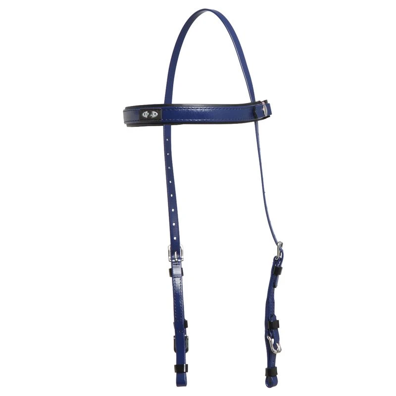 Zilco Deluxe Endurance Bridle Headstall Only - Blue 1 Zilco Deluxe Endurance Bridle Headstall Only - Blue