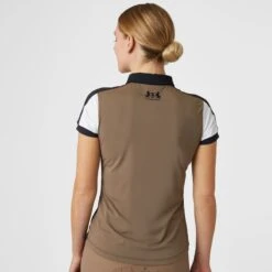 B Vertigo Women's Alessa Performance Polo Shirt - Dark Navy/ Fossil Brown -Ovation Sale Shop 548649 800 800