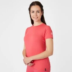 Horze Women's Lily Technical T-Shirt - Rouge Red -Ovation Sale Shop 548925 800 800