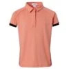 Horze Kids' Laura Ventilated Polo Training Shirt - Peach Amber Pink -Ovation Sale Shop 548996 800 800