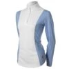 Equinavia Women's Martha Long Sleeved Show Shirt - Light Blue/White -Ovation Sale Shop 552251 800 800