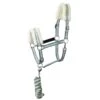 Horze Striped Halter W/Fleece Fur & Matching Lead - Sea Spray Green -Ovation Sale Shop 552456 800 800