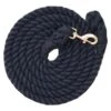 Kensington 10 Cotton Solid Lead Rope - Black