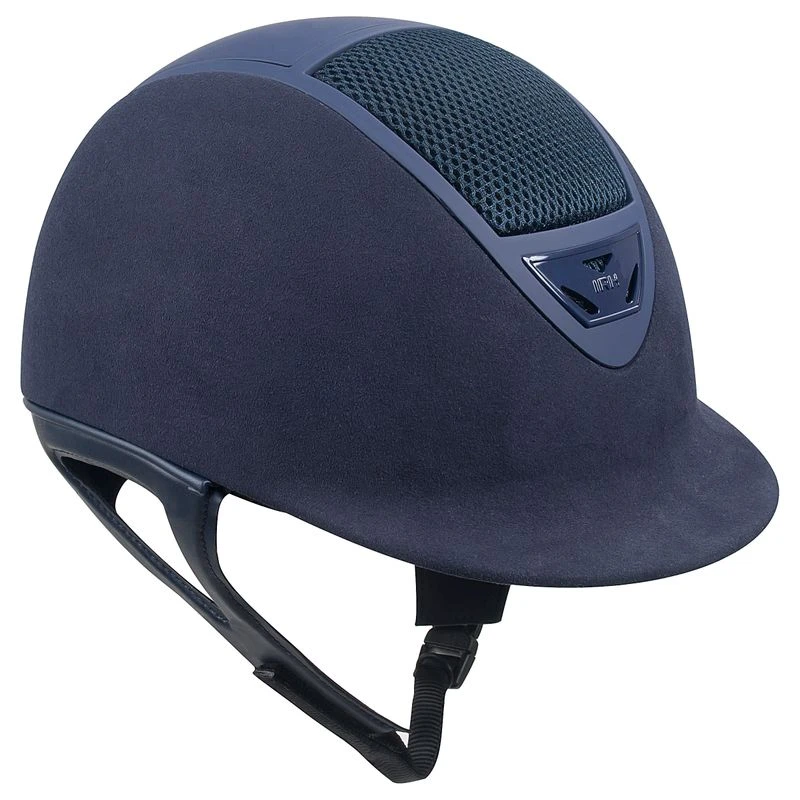 IRH IR4G XLT Helmet - Navy Amara Suede/Matte Navy Frame 1 IRH IR4G XLT Helmet - Navy Amara Suede/Matte Navy Frame