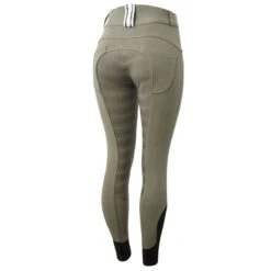 Horze Women's Full Seat Breeches W/Elastic Leg - Charcoal Grey