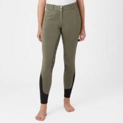 Horze Women's Full Seat Breeches W/Elastic Leg - Charcoal Grey -Ovation Sale Shop 555382 800 800