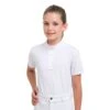 Cavalliera Kids' I Love Crystals Short Sleeve Show Shirt - White/Silver -Ovation Sale Shop 558722 800 800