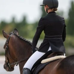 Cavalliera Women's Prima Show Jacket - Black/Grey -Ovation Sale Shop 558777 800 800