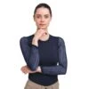 Cavalliera Women's Contessa Long Sleeve Tech Shirt - Navy Blue -Ovation Sale Shop 558790 800 800