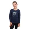 Cavalliera Kids' Jumping Star Long Sleeve Cotton Top - Navy Blue -Ovation Sale Shop 559279 800 800