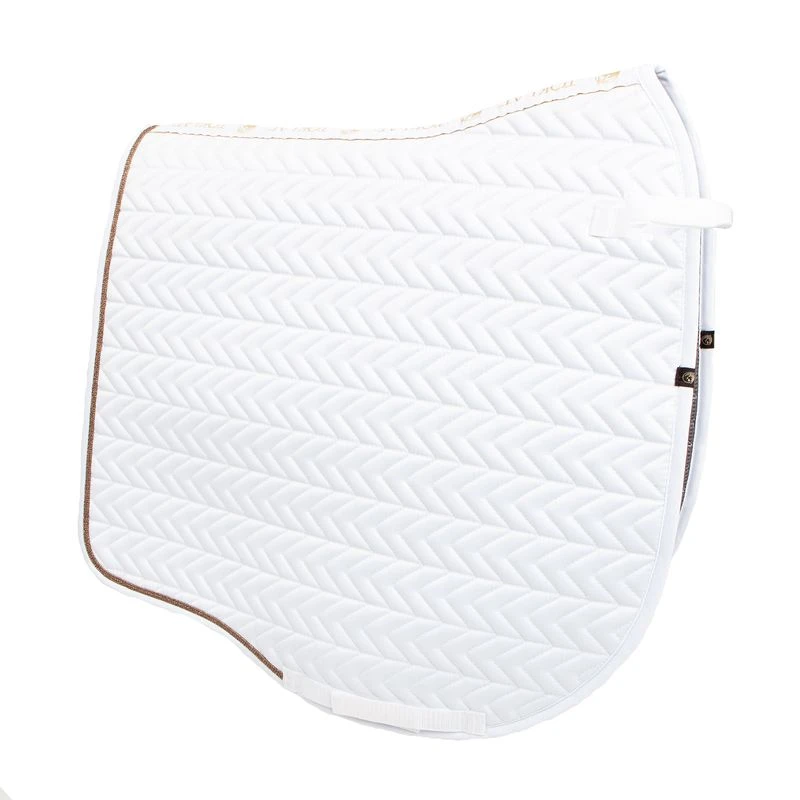 Toklat Tango Chevron Dressage Pad - White 1 Toklat Tango Chevron Dressage Pad - White