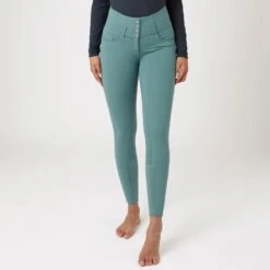 Horze Women's Tara Full Seat Breeches - Arctic Blue -Ovation Sale Shop 563376 800 800