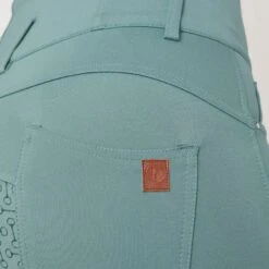 Horze Women's Tara Full Seat Breeches - Arctic Blue -Ovation Sale Shop 563378 800 800